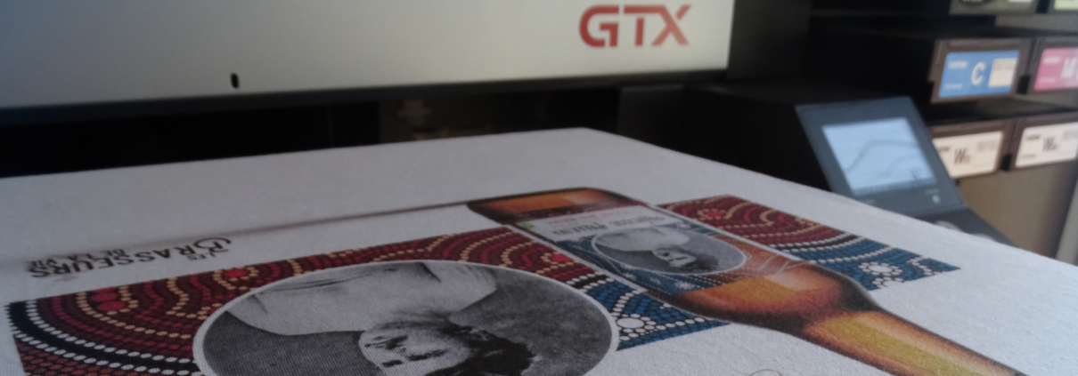 Impression textile sur GTX, atelier d'impression Tex'ti, 85800 Le Fenouiller